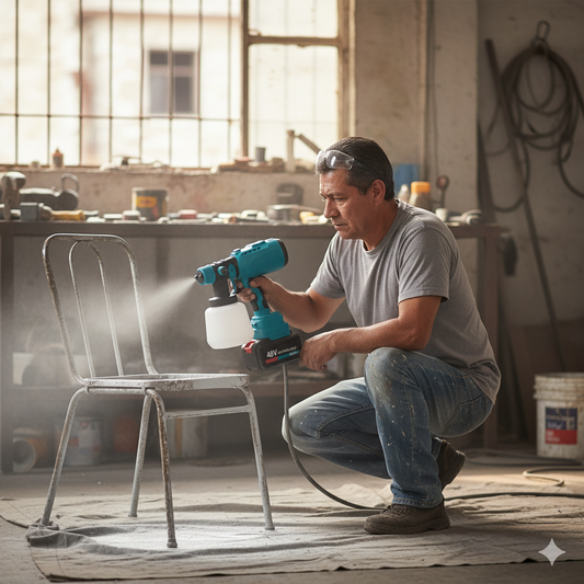 MAQUINA DE PINTAR INALAMBRICA DOBLE BATERIA 48V